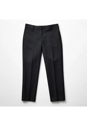 Ann Taylor Tailored Dress Pants Womens 6 Black Career Straight Leg Ankle
